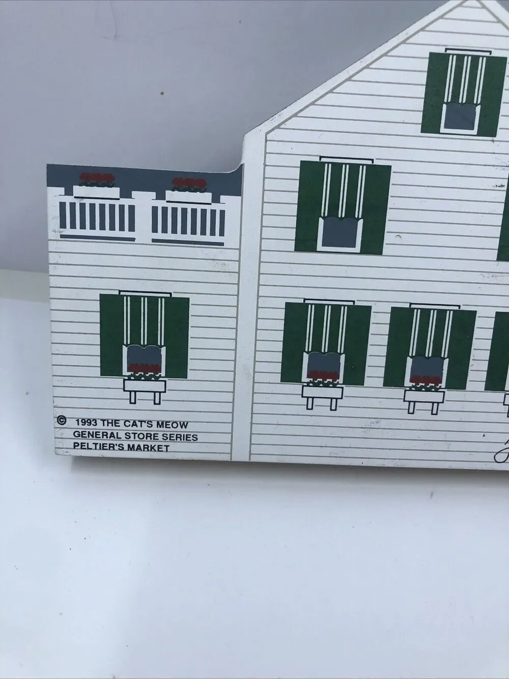 The Cat's Meow 1993 General Store Series Village Peltier's Market